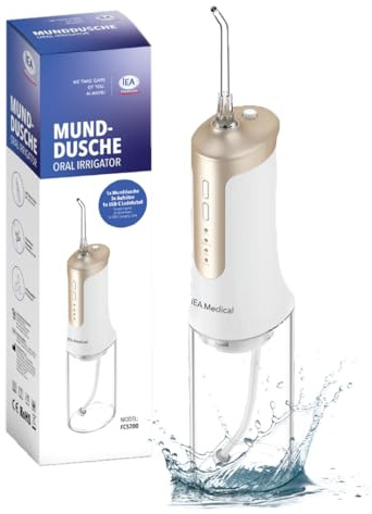IEA Medical Munddusche kabellos – Water Flosser & Zahndusche, USB-C