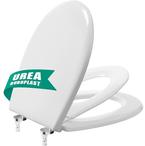 PUKANIUM Toilet Seat Soft Close, Toilet Seat with Removable Child Seat, Heavy Duty Environmentally Friendly Urea-Formaldehyde Resin, All-in-One Family Toilet Seats with Quick Release
