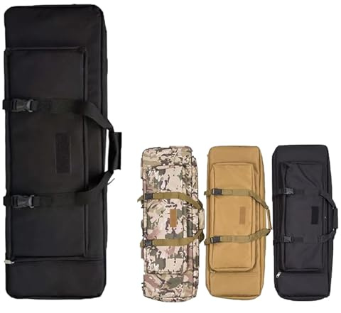 Fucile Borsa Tattica, Borsa Per Fucile Doppia Custodia Morbida Fodero Porta Fucili Imbottito, Zaino Fucile Caccia, Canna Da Pesca Borsa, Borsa Tattica Militare Per Fucile, Softair A,70cm