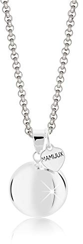 MAMIJUX® Chiama Angeli con Catenina in Acciaio lunga 110cm e Ciondolo a Cuore