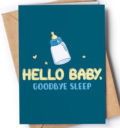 Greeting Cards for Everyone Tarjeta para nacimiento de bebe - Tarjeta para baby shower - Postal de nacimiento de bebé recién nacido - Tarjeta para niño o niña recién nacido - NUM 10