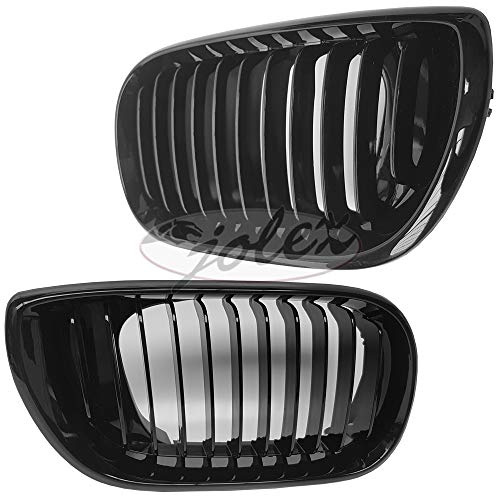 DIEDERICHS 1215641 Grille de calandre noir brillant Compatible avec BMW 3 Berline E46 3 Touring E46
