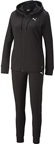 PUMA Unisex Classic Hooded Tracksuit Cl Trainingsanzug, Puma Schwarz, L EU