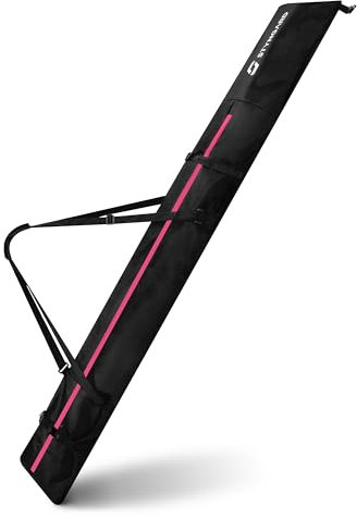 STYNGARD Skitasche mit Rolltop [140 cm bis 200 cm] - Skisack aus robustem Material mit hochwertigen Reisverschlüssen - Ski Bag Modell Helsinki