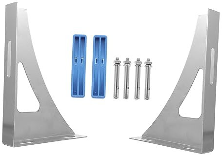 VINTORKY Support Mural Robuste Pour Chauffe-eau Électrique Acier Inoxydable Épaissi Cadre Creux Porteur Pour Salle De Bain Installation Facile Et Sûre