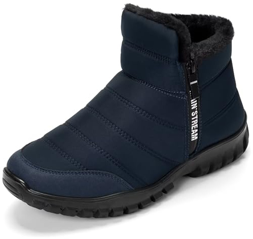 CHDDHX Bottes de Hiver Homme Chaud Imperméable Bottes de Neige