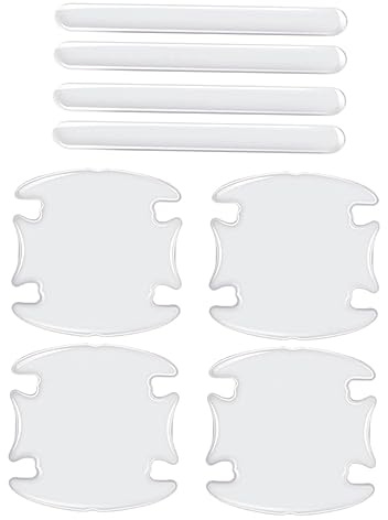 Gatuida 1ensemble De Poignée De Porte Auto Anti-Rayures Film Transparent Adhésif pour De Poignée Cavité De Porte