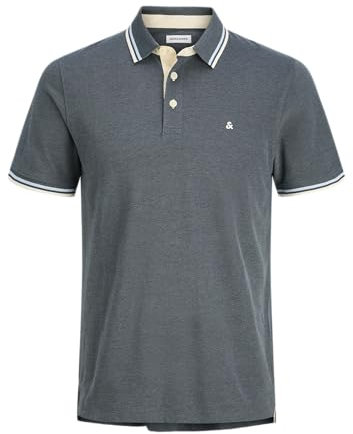 JACK & JONES Herren Jjepaulos Polo Ss Noos Jjepaulos Polo Ss Noos, Stormy Weather, XXL