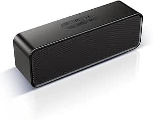 Portable Bluetooth Speaker, Wireless Speakers Bluetooth 5.0 Speaker with 3D Stereo HiFi Bass,1200mAh Battery,12 Hour Playtime, Support Bluetooth, U Disk, AUX Audio, TF Card, Speaker for Home, Outdoors