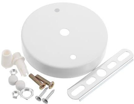 DOITOOL Deckenbaldachin Kronleuchter Mit Montageplatte Und Halterung Einfache Installation Und Modernes Design Für Deckenleuchten Zubehör