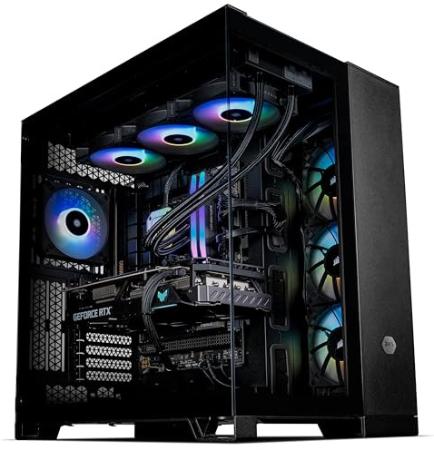 3XS iCUE Liquid Cooled Gaming PC | RTX 5090 Graphics Card | Ryzen 9 9950X3D 16 Core | 64GB DDR5 RAM | 2TB M.2 SSD | Dynamic iCUE LINK RGB Lighting | WiFi | Streaming Ready | Windows 11