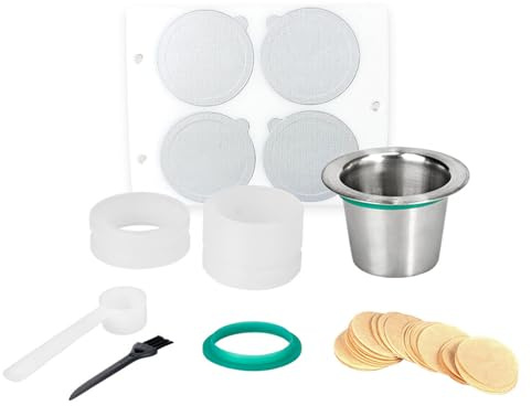 Panier à café en acier inoxydable pour machine à expresso, passe au lave-vaisselle, filtre réutilisable, passe au lave-vaisselle, filtre à café