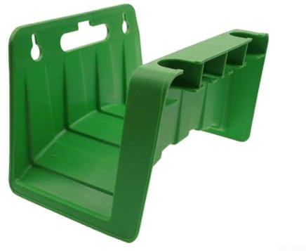 Wall Mounted Hose Pipe Hanger with Bracket for Garden Shed and Garage Storage, Made from Hard Plastic to Hold Up to 50m of Half-Inch Diam