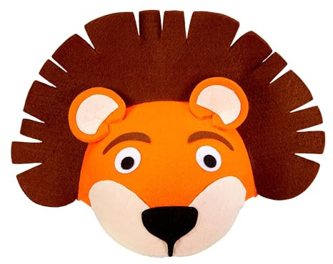 W WIDMANN MILANO Party Fashion - Chapeau d'animal pour enfants, en feutre, masque, costume d'animal, anniversaire d'enfant, carnaval