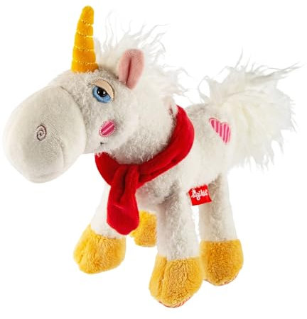 SIGIKID 52843 Stoffi Einhorn Sunny Plüschtier aus dem Kinderbuch: Die Stoffis; Kuscheltier zum Spielen, Schmusen, Sammeln für Babys und Kinder von 0 bis 8 Jahren