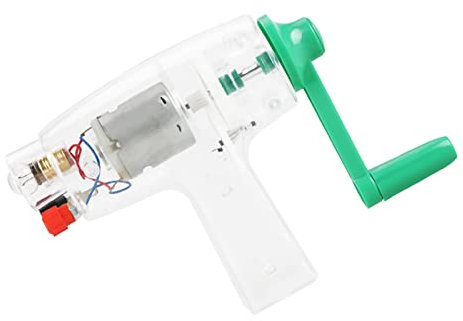 Handvevdriven elgenerator mekanisk nödsituation för demonstrationer i klassrumsfysik - fantastisk handhållen strömgenerator