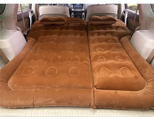 AUJSHDH Matelas Voiture, pour Peugeot Rifter 2018 2019 2020 2021 2022 2023 2024 Matelas Gonflable floqué Ultra Confortable Lit Gonflable Voiture Travel pour Camping en Plein Air,E