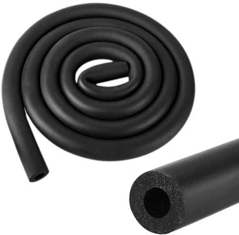 2 meter lång, rörisoleringSkum svart, rörisoleringsrör, rörisoleringskumrör, skumslang, rörisolering, innerdiameter 32 mm, tjocklek 13 mm, för kanalklimatanläggning