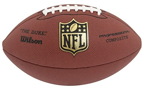 Wilson WTF1825XB NFL Duke Replica Composite Fußball, Braun