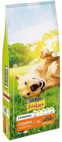 Purina Friskies Vitafit Complete Pienso para Perro Adulto con Pollo, saco de 15kg