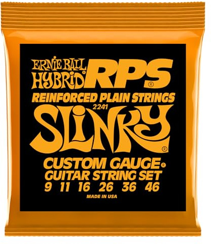Ernie Ball, Hybrid Slinky RPS Nickel Wound, Corde per chitarra elettrica, diametro 9-46