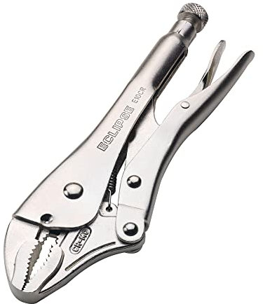 Eclipse Professional Tools E10CR Gripzange mit gebogenen Backen, 250 mm