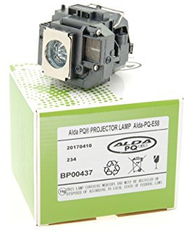Alda PQ-Premium, Lampe de projecteur pour EPSON EB-X9 Projecteurs, Lampe avec boîtier