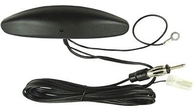 Audioproject A100 - Autoantenne Aktiv Scheibenantenne FM UKW + Verstärker Din Stecker 230cm Kabel Autoradio Antenne innen kompatibel zu Auto VW Golf Polo Opel Astra Ford
