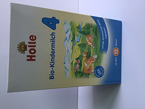 4 x 600 g Holle Bio-Kindermilch 4 ab Dem 12. Monat Bio / Öko