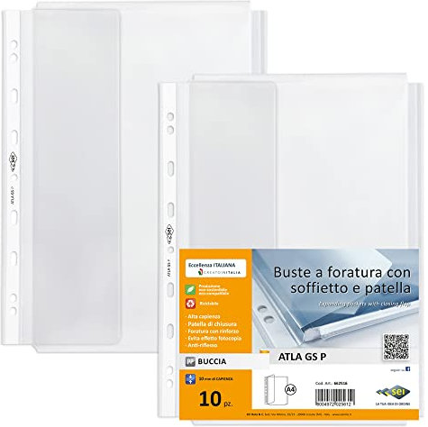 Sei Rota Briefumschläge mit Blasebalg und Seitenverschluss GS P Sechs Rota – 662516 (conf. 10)