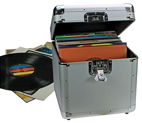 SAFE 216 CD - Custodia in alluminio per la conservazione dei dvd, con chiusura a chiave, con 510 cartelle sospese, dimensioni: 450 x 300 x 180 mm, grigio., 221, Funzionale