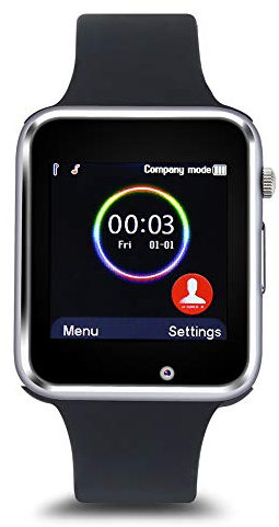 Shipenophy Fitness-, Handy-Fitnessuhr Multifunktions- -Smartwatch unterstützt SIM-Karte mit eingebautem Akku für Sport für alle Altersgruppen