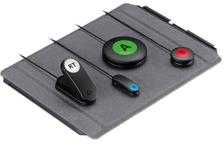 Logitech G Adaptive Gaming Kit For Access Controller, commandes personnalisables haute performance conçues pour la manette Adaptatif pour consoles Xbox One, 12 boutons et gâchettes - Noir