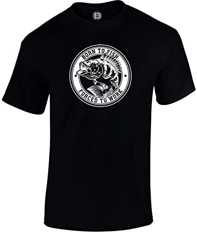 Koi Carp Fishing Gifts for Men, Fisherman T Shirts - Born to Fish - Clothing for Men Dad Birthday Fathers Day
