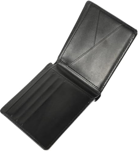 ORFOFE Portafoglio e Portamonete Bianco in Pelle Pu Uomo Design Separato per Protezione Dati Stile Classico Semplice per Viaggio e Uso Quotidiano