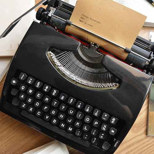 Máquina de escribir manual antigua, máquinas de escribir mecánicas retro para escritores | Máquina de escribir vintage para oficina en casa para sala de estudio, diario y escritura creativa
