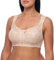 frugue Front Fastening Non Wired Wireless Support Bra Beige 48 H