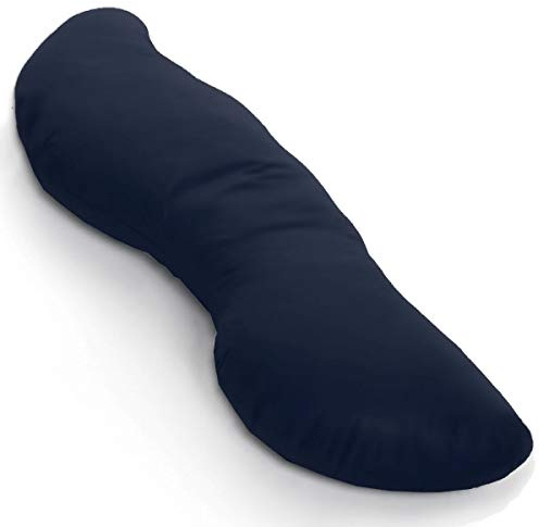 Meivita Kissenbezug für Centa Star Hippo Seitenschläferkissen Bezug in der Farbe 44-Marine - aus 96% Baumwolle und 4% Elasthan - Made in Germany