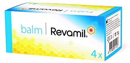 Revamil Honey Balm, Box of 4, 15g Tubes, 60g