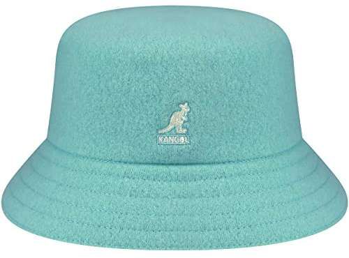 Kangol Wool Lahinch Hut Wollhut Fischerhut Stoffhut Clubhut Trendhut Damen/Herren - Winter Herbst-Winter - M (56-57 cm) hellblau