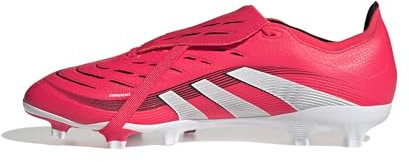 adidas Unisex Predator League FOLD-Over Tongue Firm Multi Ground Football Boots Fußballschuhe, Lucid Red/Cloud White/Core Black