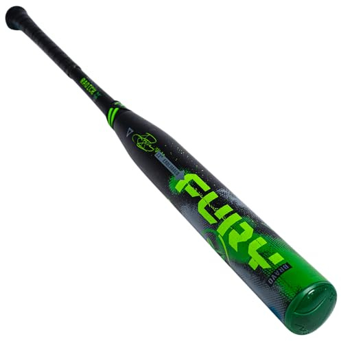 Axe | Fury Bravo | 2-Piece Composite | USSSA Slowpitch Softball Bat | John Radich Player Edition | 12 Barrel | 1 oz. Endloaded | Flared Handle (26 oz.)