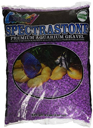 Spectrastone Permaglo Lavender Aquarium Gravel for Freshwater Aquariums, 5-Pound Bag
