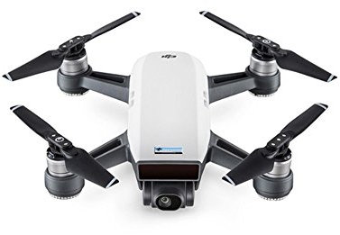 DJI Spark - Dron cuadricóptero (full hd, 12 mpx, 50 km/h, 16 minutos), Blanco