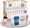 babybay Original Beistellbett aus massivem Buchenholz/kompakt & verwandelbar/Kinderbett Höhe stufenlos verstellbar & umweltfreundlich/mitwachsendes Babybett (Natur lackiert) / inkl. Matratze
