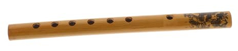 TOYANDONA Bamboo Vertical Flute 6-Hole Chinese Clarinet Student Wind Instrument Portable for Practice and Performance