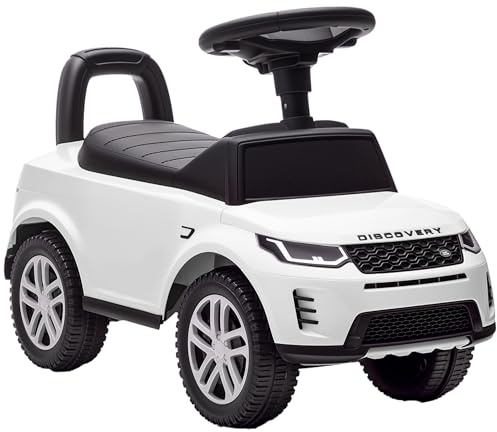 AIYAPLAY Land Rover Licensed Ride on Car Foot to Floor 18-36 Months White