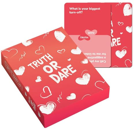 Coppie Carte Deck – Gioco di conversazione per due | 50 Idee giocose per appuntamenti romantici – Regalo di festa di San per coppie adulti incontri appuntamenti notte attività bere
