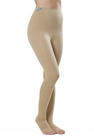 CzSalus Lipedema Lymphedema, POTS Support high Compression Leggins (K2=25-30 mmHg) - (Nude, Ls)