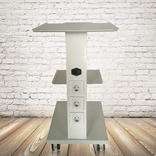DiLiBee Schönheits-Laufkatze, 740 * 450 * 210mm Multifunktions Medical Trolley Cart Gerätewagen Cart Dent al ZahntechnikTrolley Dentalcart 3 Schichten